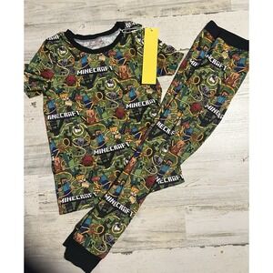 Bamboo Minecraft pajama Set Size 7/8